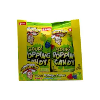 Warheads 12c 3pc Popping Candy