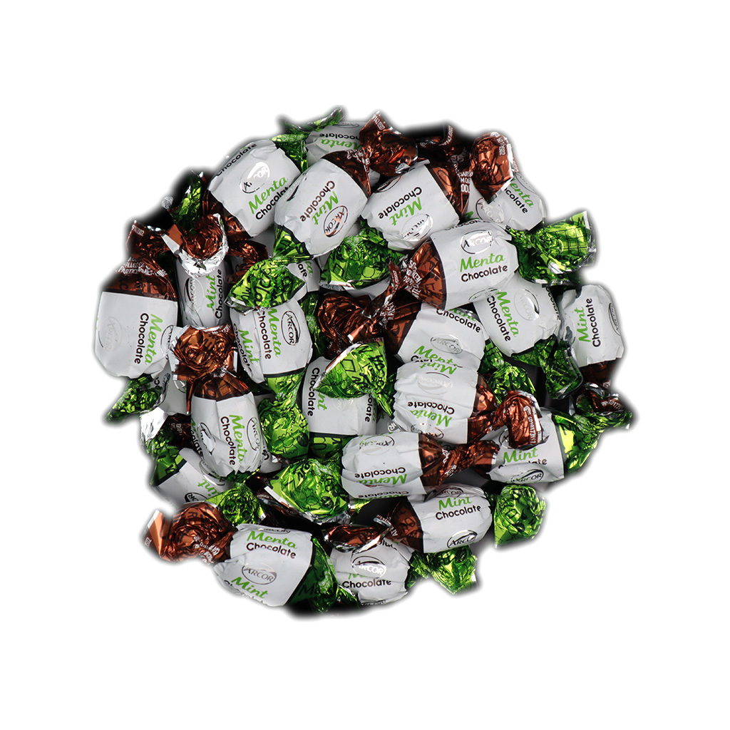 Arcor 6# Chocolate Filled Mints – Casani Candy Co.