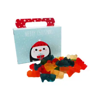 4oz Xmas Gummi Bear Box