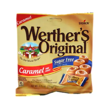12/2.75oz Sugar Free Caramel Werthers