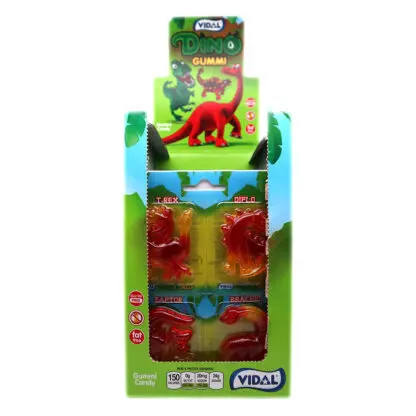 Vidal 18/4pc Dino Gummies