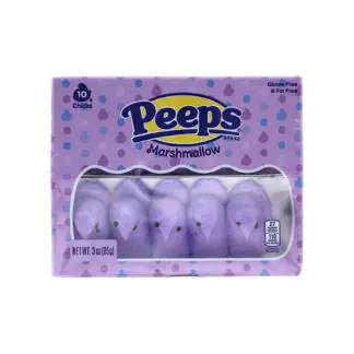 Just Born 10pc Lavender Peeps
