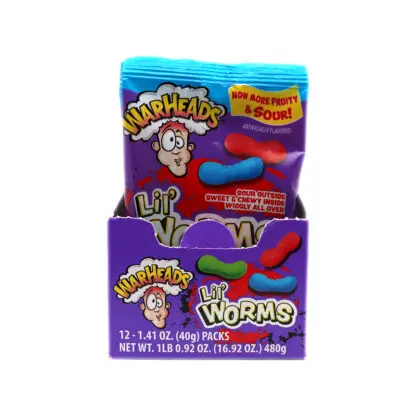 Warheads 12/1.41oz Lil' Worms