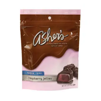 Ashers 12/3oz SF Dark Raspberry Jelly
