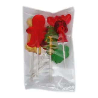 E&A 24c 6pc Clear Toy Pop