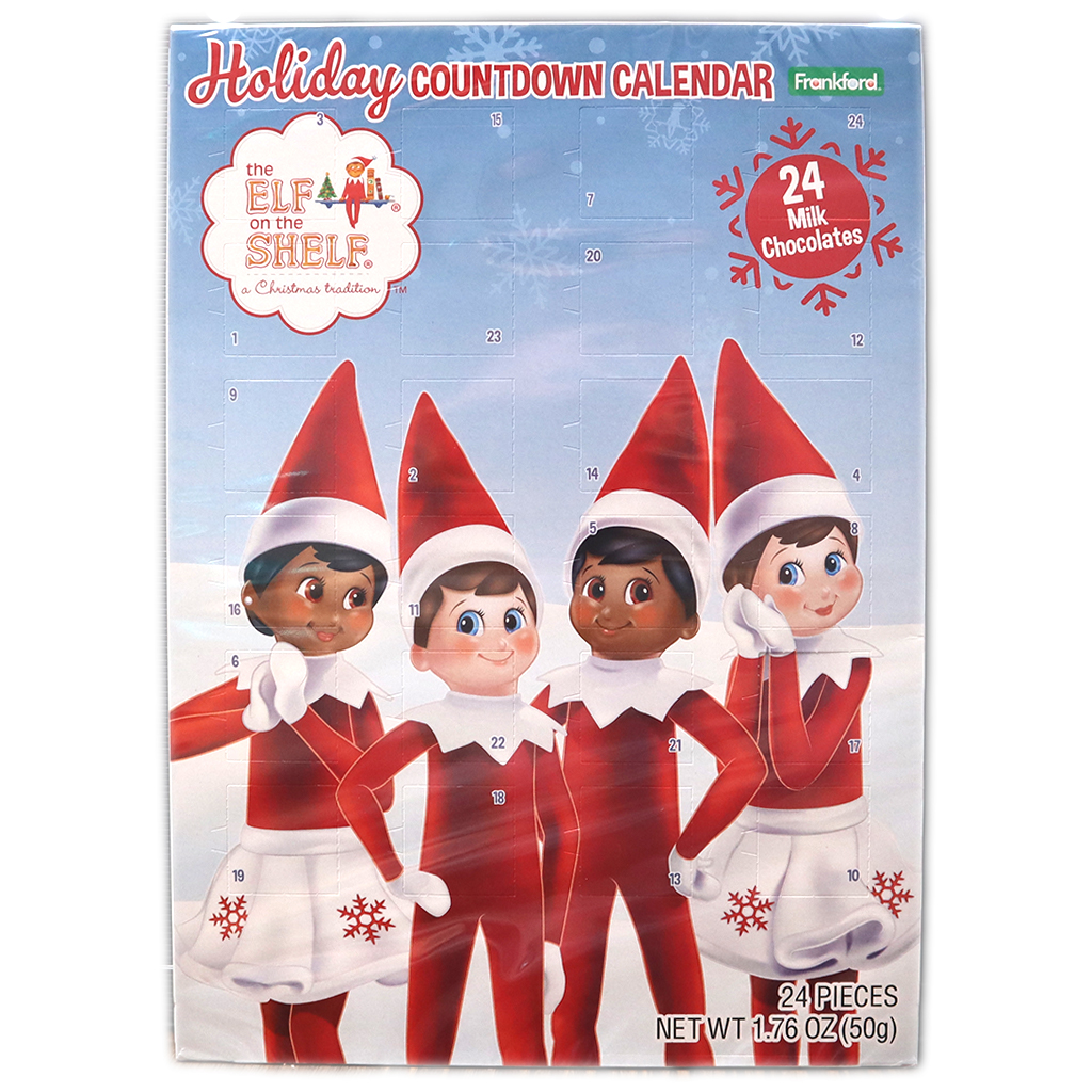 12c Elf on Shelf Advent Calendar Casani Candy Co.