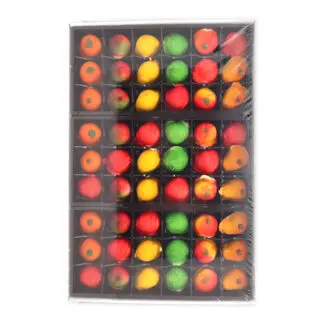 Bergen 54pc Marzipan Fruit Tray