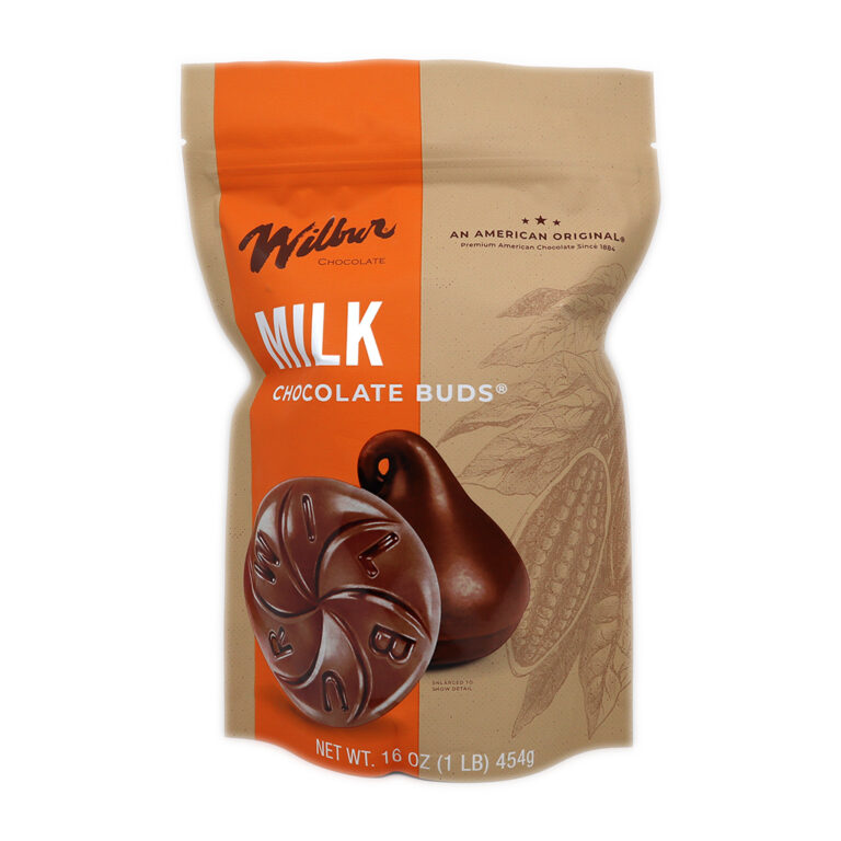 Wilbur 1# Milk Buds Stand Up Bag – Casani Candy Co.